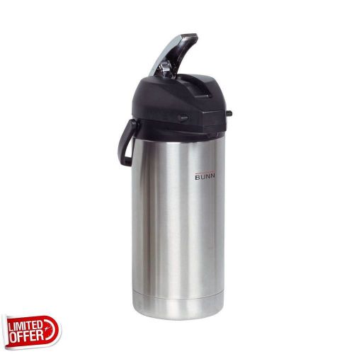 SALE Bunn Airpot Stainless Steel 3.8 l Carafe Coffee Urns Percolators 3.8-Liter