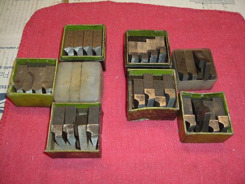 Geometric 1&#034; g4 chasers pipe &amp; standard 8 pcs. measure .468 x .945 x 1/4&#034; slot for sale