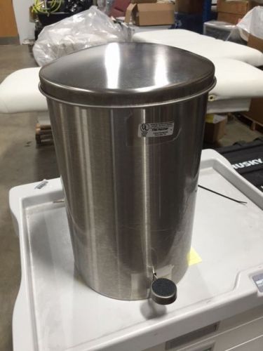 Stainless Steel Defender 3.5 Gallon Step-on Trash can