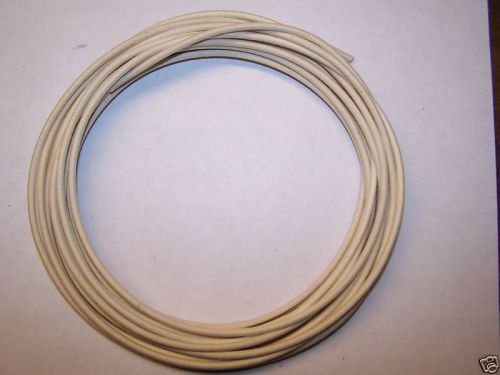 Cloth Covered Primary Wire  16 gauge White