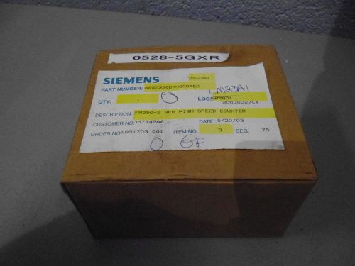SIEMENS SIMATIC 6ES7 350-2AH00-0AE0 COUNTER MODULE *FACTORY SEALED*