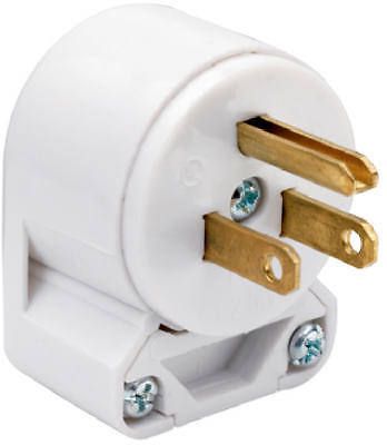 PASS &amp; SEYMOUR 15A White 8-Position Angle Plug