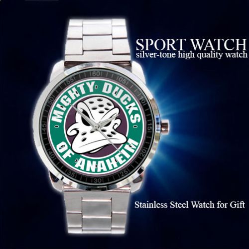 Mighty Ducks Of Anaheim Logo Sport Metal Watch