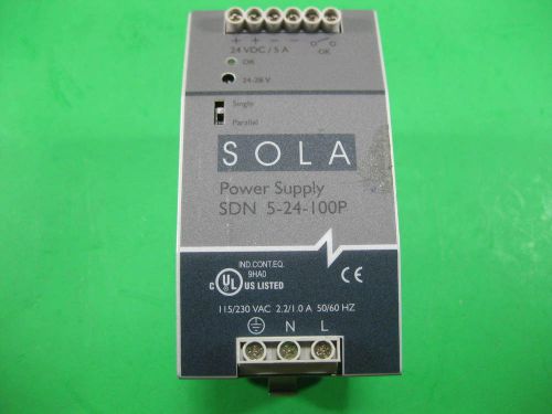 Sola Power Supply -- SDN 5-24-100P -- Used
