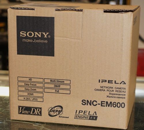 SONY IPELA SNC-EM600 720P NETWORK HD MINI DOME IP CAMERA