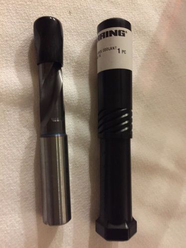 GUHRING 9/16&#034; RT100X- 14.29MM Carbide Coolant Drill