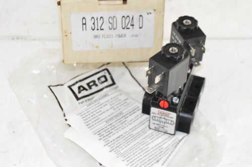 Ingersoll rand aro a312sd-024-d solenoid air control valve for sale
