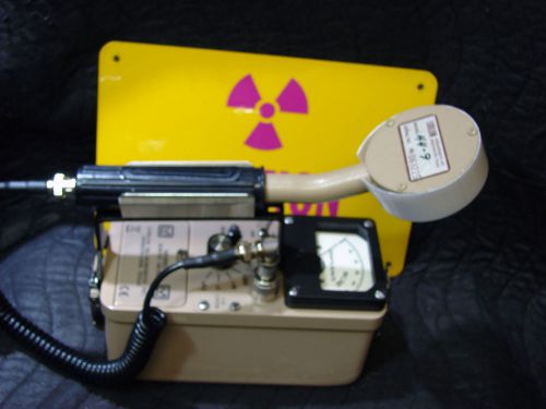 Ludlum 3 &amp; 44-9 Survey Meter Radiation Detector Geiger Counter A,B,G,X