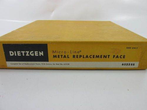 Vintage Dietzgen Micro-Line Metal Replacement Face 6522SS for Rod No. 6522R