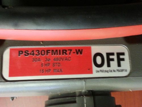 Pass &amp; Seymour PS430FMIR7-W North American Fusible Mechanical Interlock; 30 Amp,