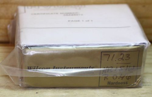 71.23 hr15t rockwell hardness test block ro .46 for sale