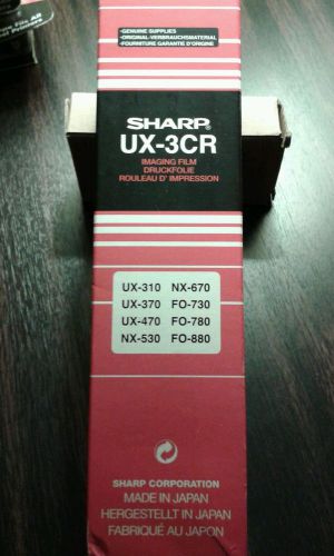 Genuine Sharp UX-3CR Fax Machine Imaging Film 2 Rolls in Factory Packaging