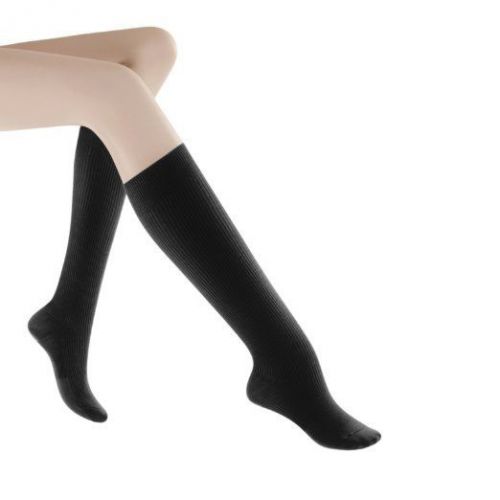 Women&#039;s 15-20mmHg Closed Toe Knee High Size: B (7.5-9.5) Black, #146CB99