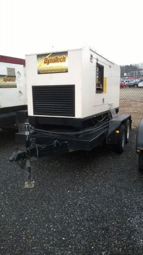 36kw perkins, diesel, super silent, low hours, single phase w/trailer - runni... for sale