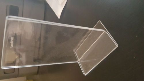 20-pack Clear Acrylic Table Tent Frame photo sign menu holder Clear