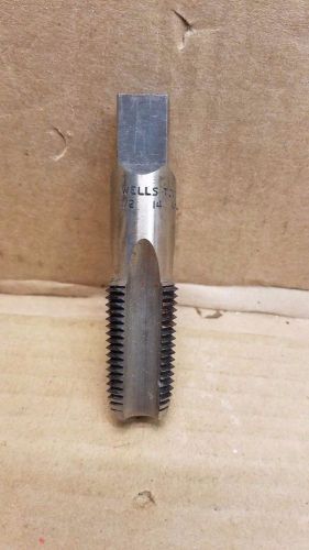 Wells Tools Co, 1/2&#034;-14  NPT, 4 Flute, HSS Pipe Tap