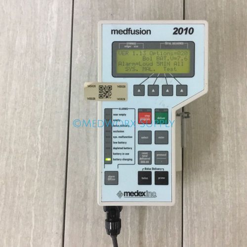 Medex Medfusion 2010 Infuse System Syringe Automatic Pump Infusor 145926