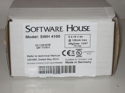 Software house swh-4100 multi-technology proximity card reader for sale