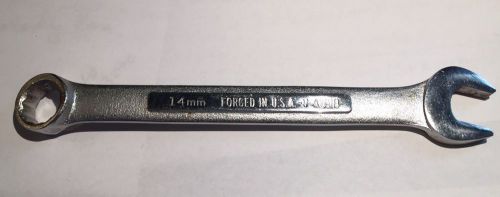 VTG. CRAFTSMAN 14-MM 12 PT. Combo  COMBINATION Wrench  MADE IN USA -V-42918