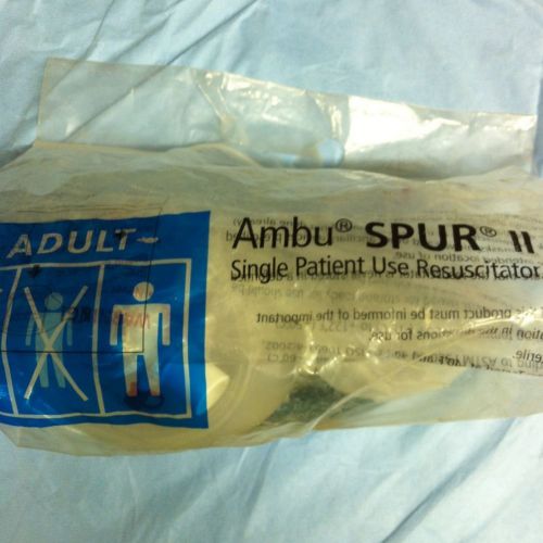NEW Ambu SPUR II Resuscitators Single Patient Use NEW REF 520211000