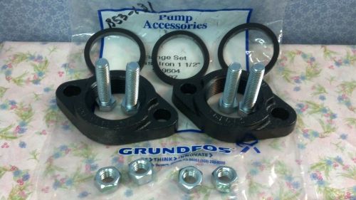GRUNDFOS, FLANGE SET, CAST IRON, 1-1/2&#034;, INCLUDES BOLTS, NUTS &amp; GASKETS