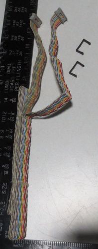16 PIN 3M 3416 Male IC DIP Connector Plugs on Both Ends of 5 foot Ribbon Cable