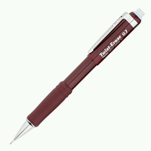 Pentel Twist-Erase III Pencil 0.7mm, Red (Pentel QE517B) - 1 Each