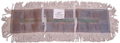 Zephyr 23560 Natural Cotton Yarn Disposable Dust Mop Head, 60&#034; Length x 5&#034; Width