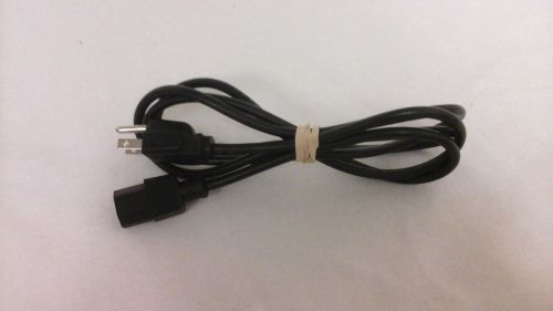 Biz-XiaMen POWER CORD BC-313 E191365 125V 10A 3Prong 6&#039; Black