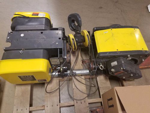 R&amp;m trolely crane electric hoist  sx3  460v nema 3r   3 ton  20 foot lift sx3041 for sale