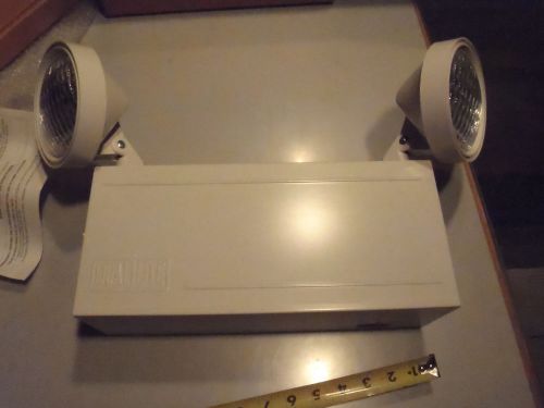 Dual lite dual headed emergency light model lm16 white,no battery for sale