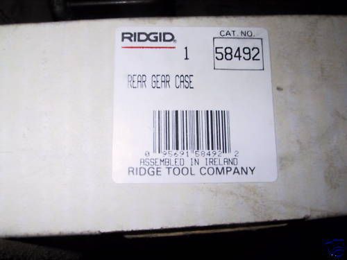 New in box ridgid rear gear case 58492 for sale