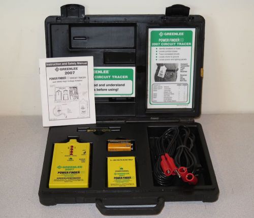Greenlee 2007 Power Finder Closed Circuit Tracer Kit