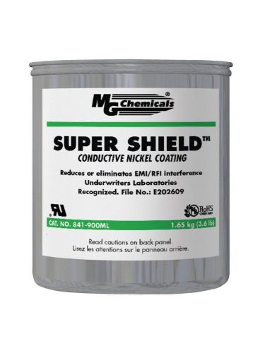 MG Chemicals 841-900ML Super Shield Nickel Conductive Coating, 900 ml Bottle