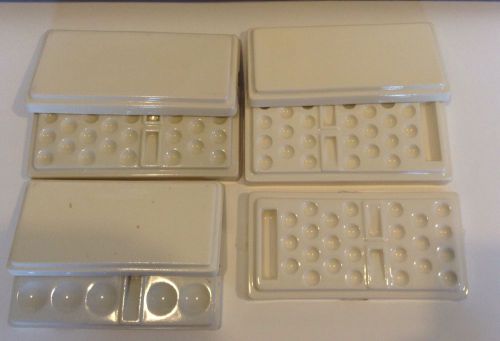 dental lab porcelain opaque tray lot vintage
