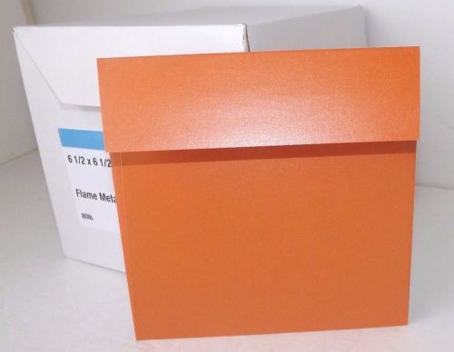 Envelopes Square Invitation 6 1/2 x 6 1/2 -Orange Flame Metallic 80lb (250 Qty.)