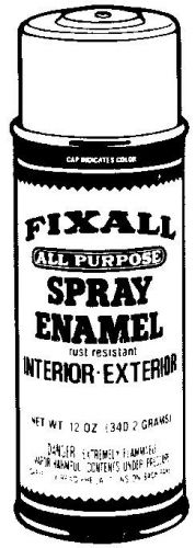 SPRAY PRIMER,RED FIXRUST,12 OZ