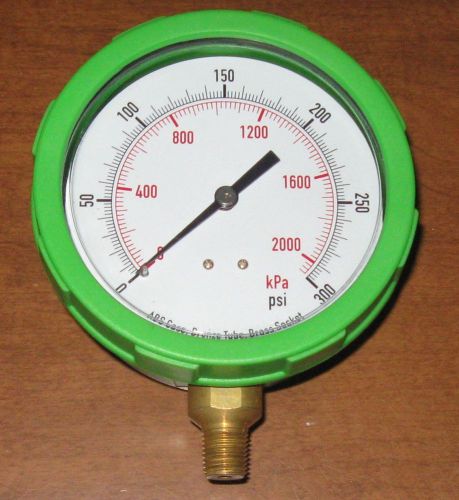 4&#034; pressure gage 0-300 psi  granger 4efh6 for sale