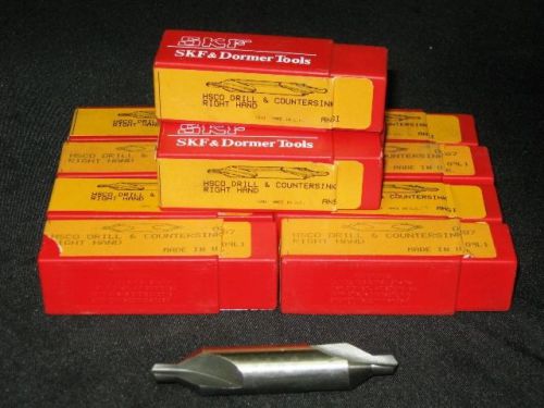 LOT OF 4 SKF HSCO DRILL &amp; COUNTERSINK RIGHT HAND NO. 7 A221