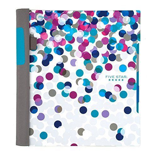 Five Star Advance Spiral Notebook 2 Subject College Ruled 11 x 85 Inch Dots