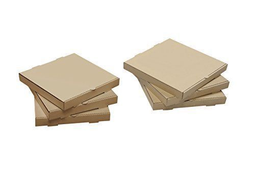 W PACKAGING WPPB8KP Plain Pizza Box, B-Flute, 1 5/8&#034; Deep, 8&#034;, Kraft (Pack of