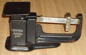 1940-TRINER SCALE -Air Mail - CHICAGO ILL.- Brass &amp; Steel- Accurate Working Cond