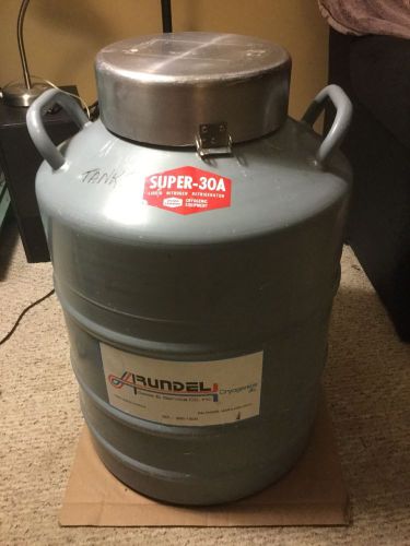 Union Carbide Super 30A Liquid Nitrogen Dewar Cryogenic Tank 30 Liter