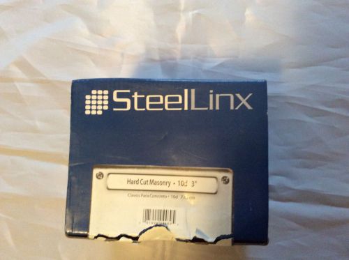 5# SteelLinx Hard Cut Masonry Nails 3&#034; 10d Galvanized Steel Linx 5#