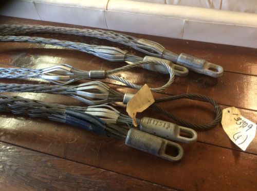 Lot of 6 hubbell kellems heavy duty  cable pulling grips 1.75-4.00&#034; range for sale
