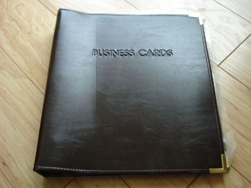 Samsill Business Card Holder Organizer, NOS, 100 pages, Alphabetical Dividers