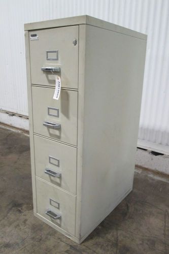 Quill &#034;Fire Proof&#034; Filing Cabinet 4-Drawer - Used - AM15660