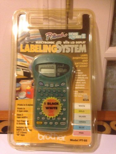 NEW in PKG SEALED! BROTHER P-Touch PT85 LABEL MAKER Labeling System! Rare