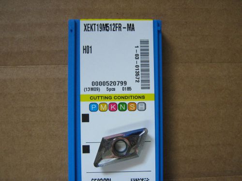 Korloy xekt19m512fr h01 (xekt-ma) cast/aluminum turning inserts .047&#034; rad  new!! for sale