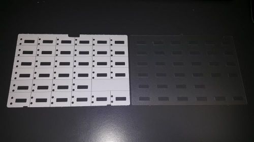 Lucent Avaya Partner MLS 34D Desi Paper &amp; Plastic Overlay  (((Lot of Ten )))
